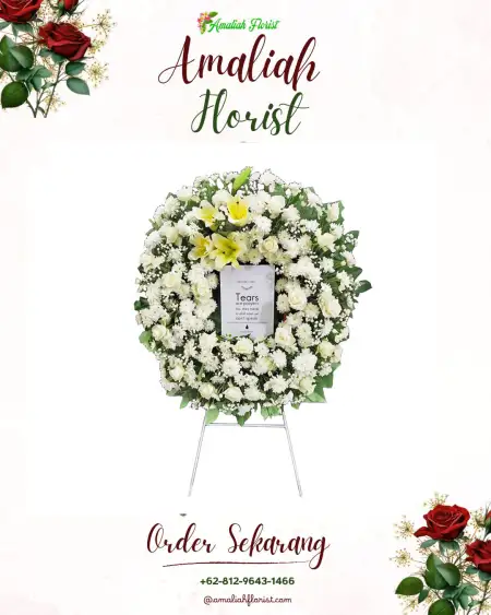 Krans Bunga Duka Cupang